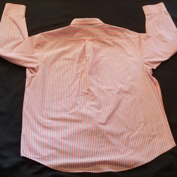 Izod Pink/Blue/White XXL Oxford Shirt in EUC - Picture 4 of 6